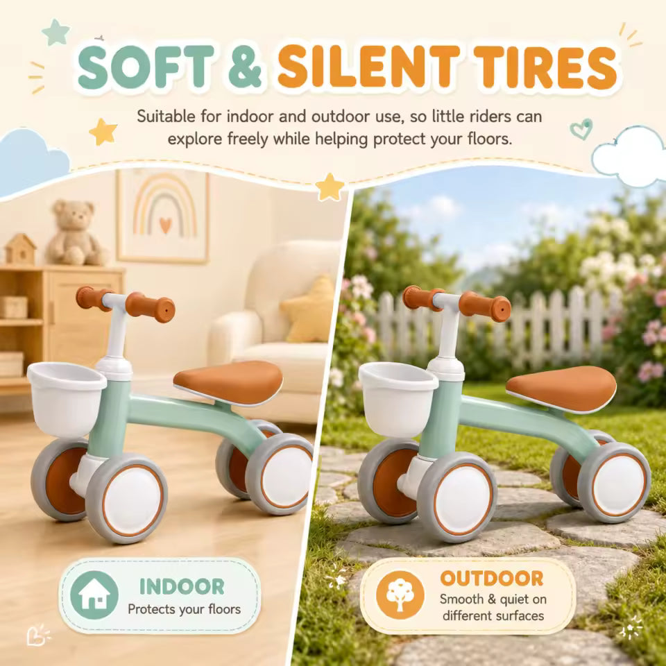 4Wheels Balance Bike for Kids