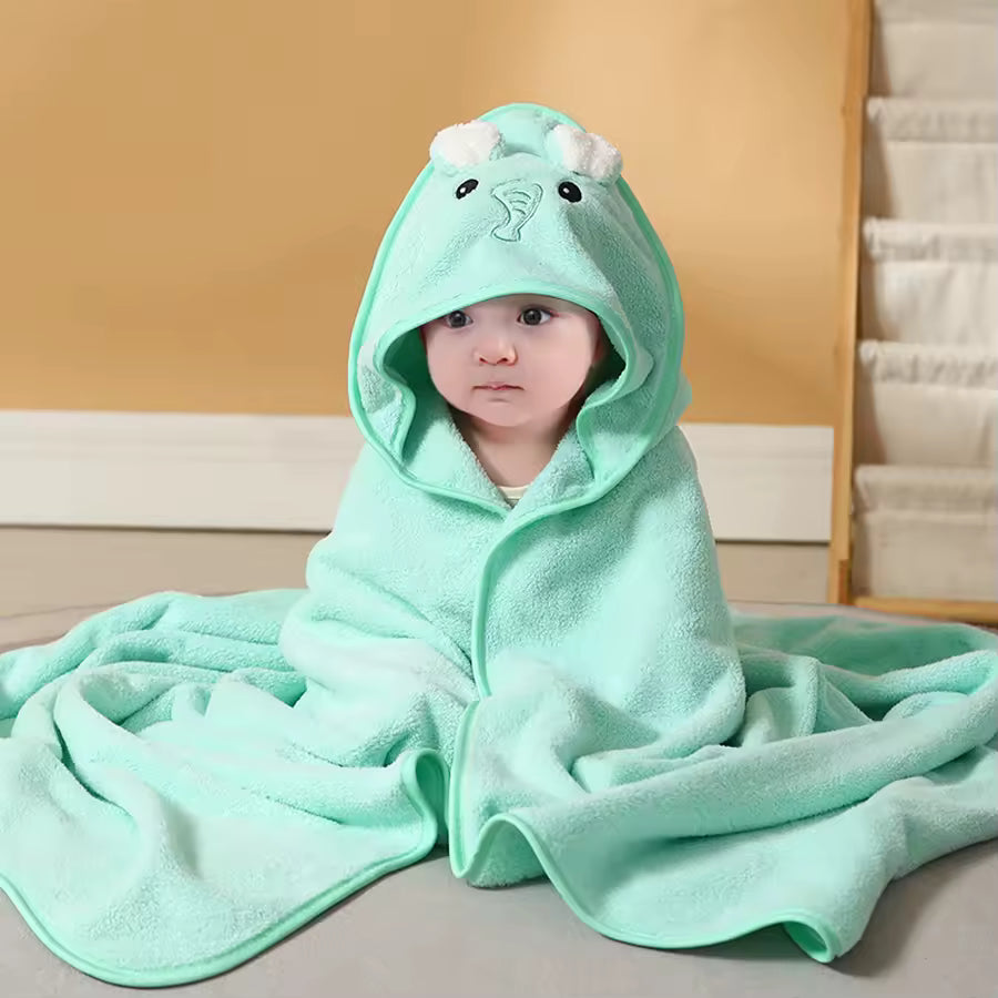 Quick-Dry Baby Hooded Towel