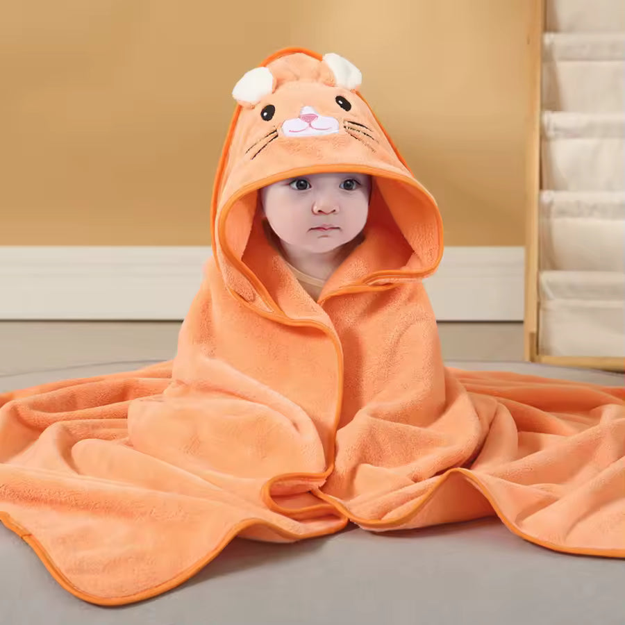 Quick-Dry Baby Hooded Towel